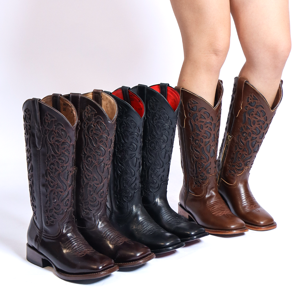 Bota Mandala en Piel de Res BB101