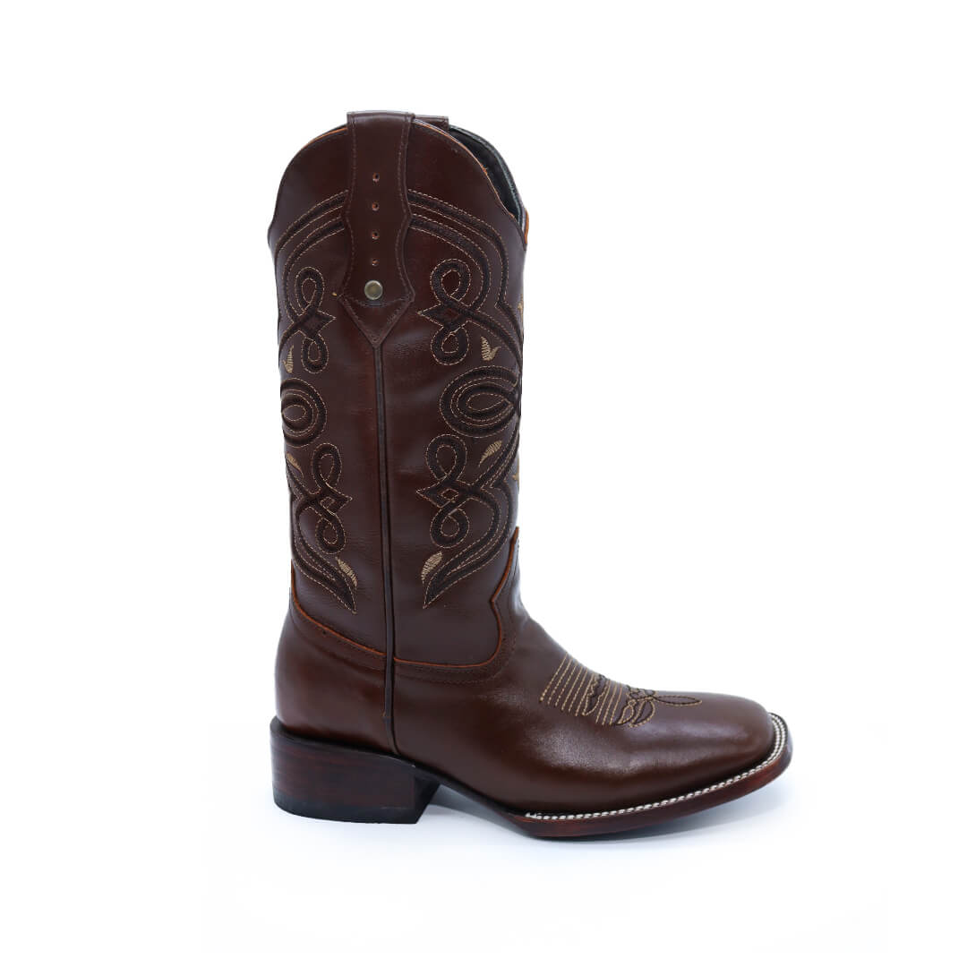 Bota Camille en Piel de Res BB112