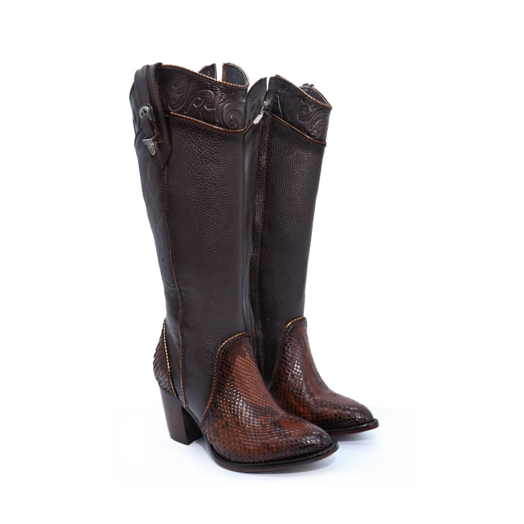 Bota Paris en Piel de Python BB203