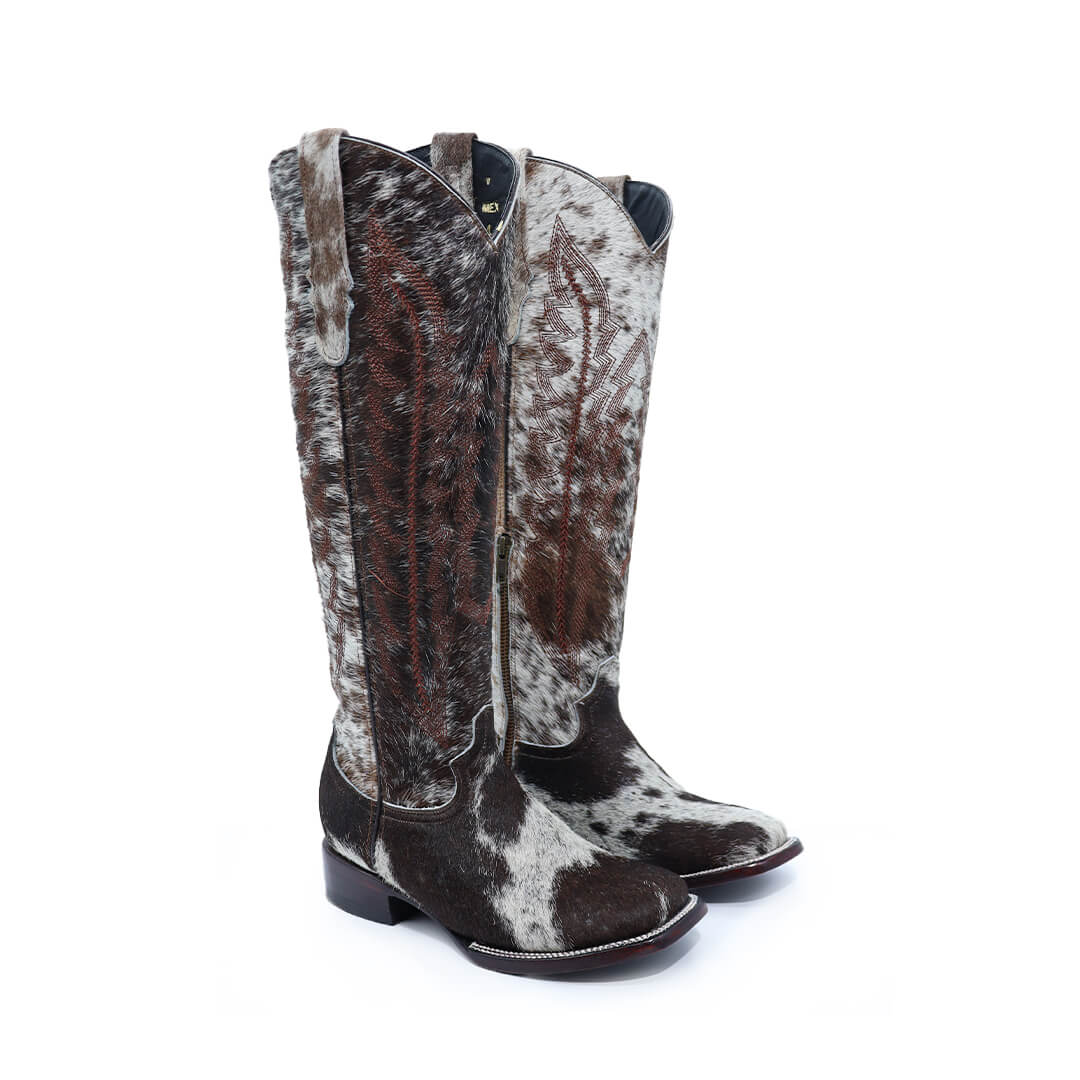 Bota Lola en Pelo de Vaca BB107