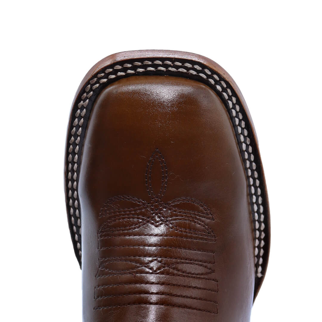 Bota Mandala Miel en Piel de Res BB101