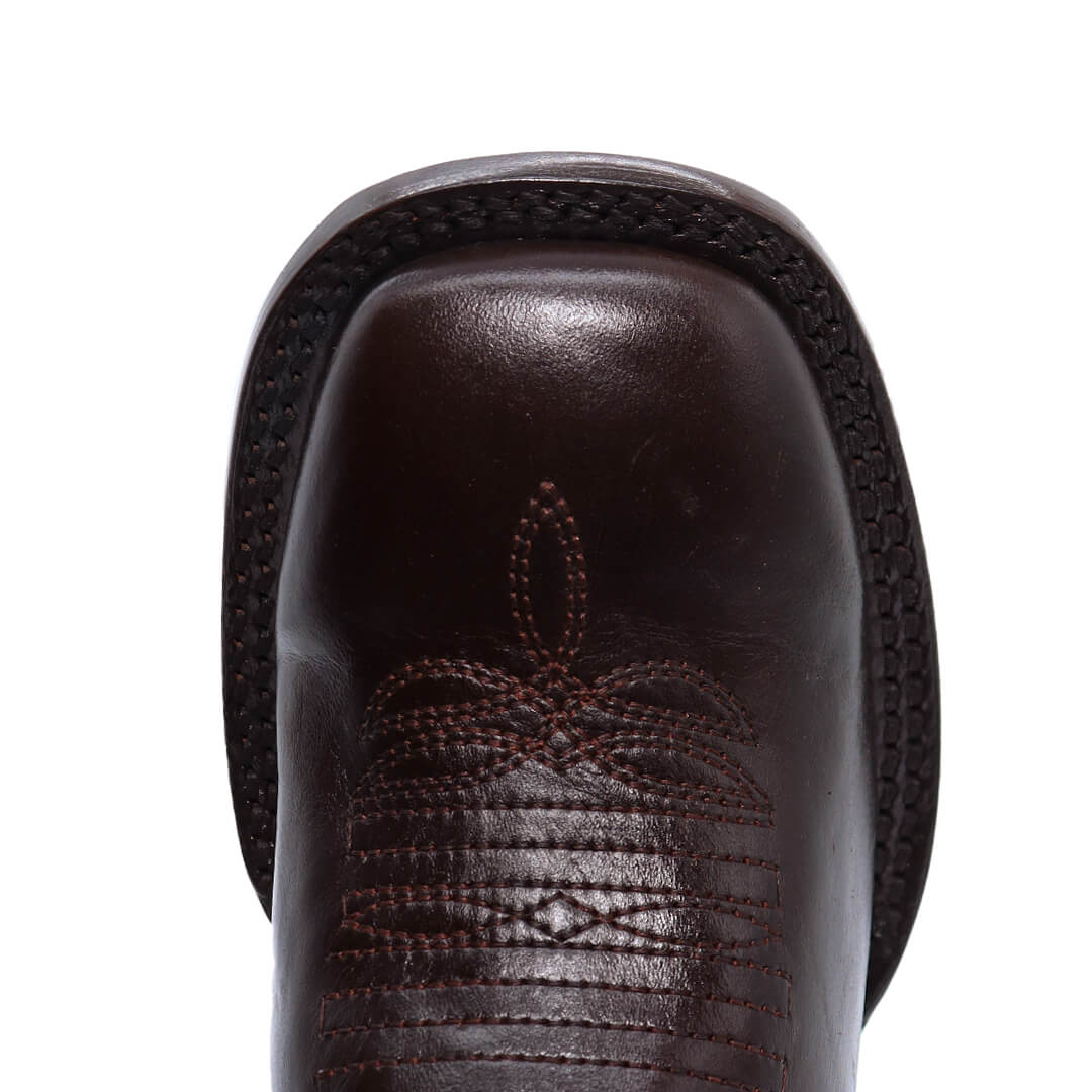 Bota Mandala Café en Piel de Res BB103