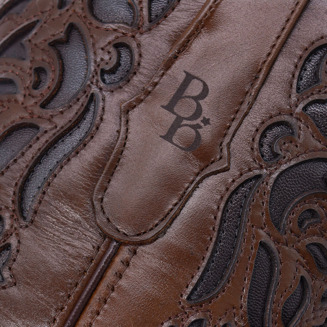 Bota Mandala Miel en Piel de Res BB101