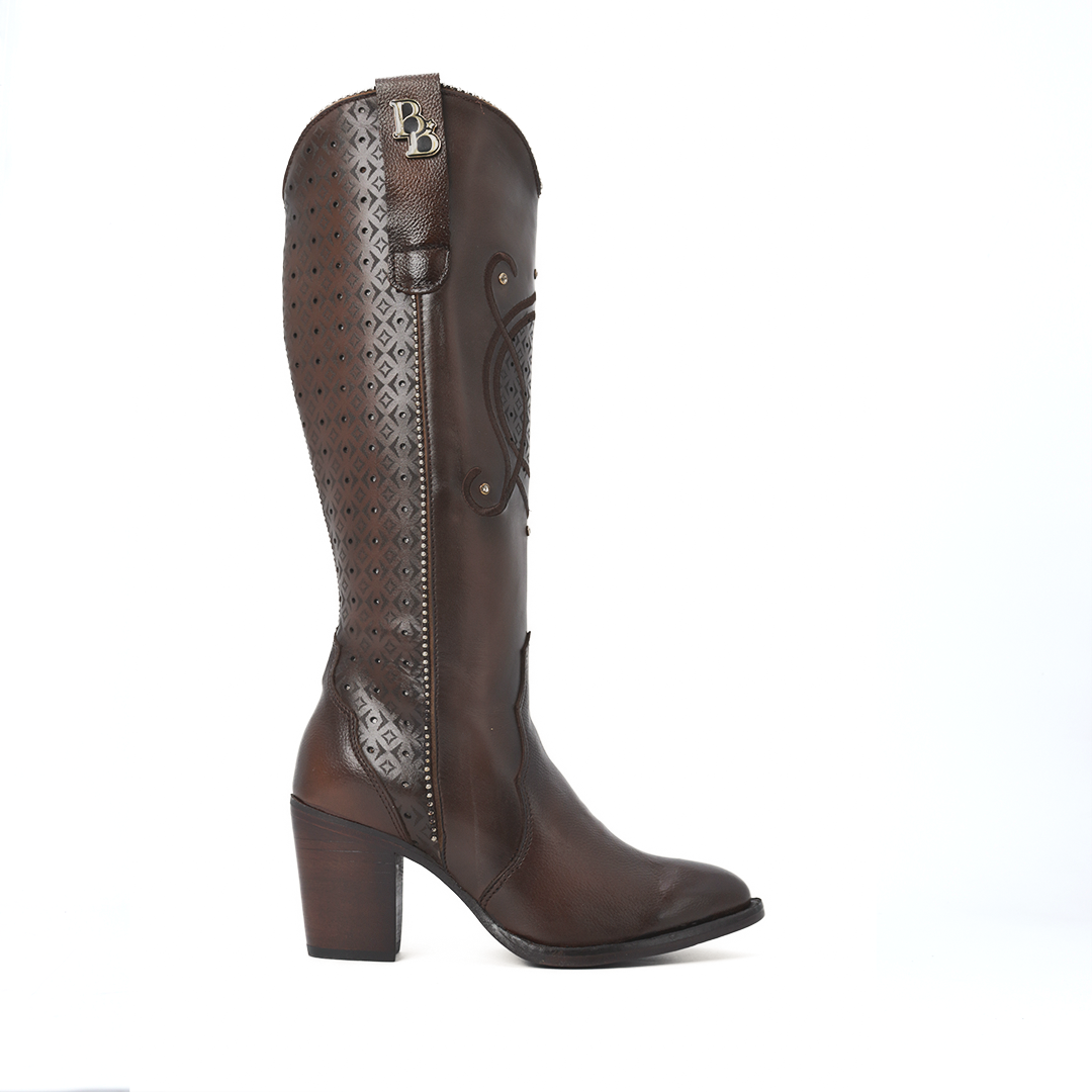 Bota Georgina en Piel de Venado BB202