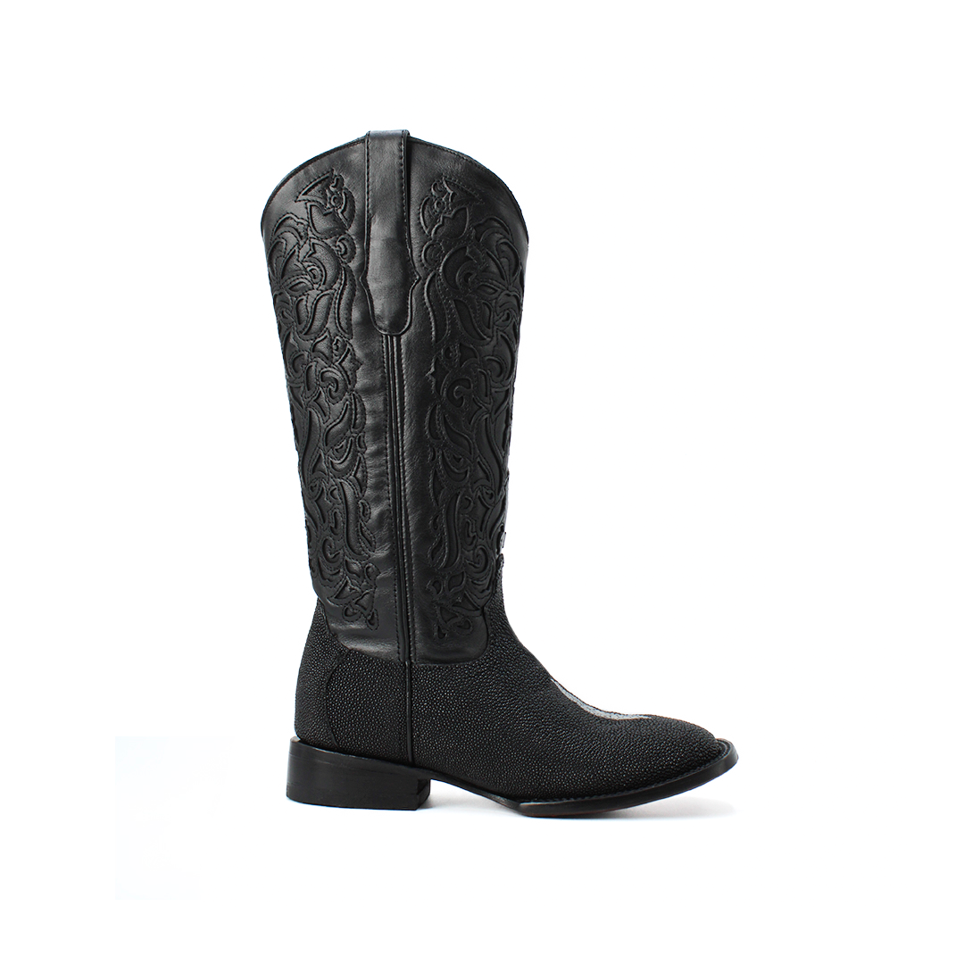 Bota Mandala en Piel de Res con Mantarraya BB242