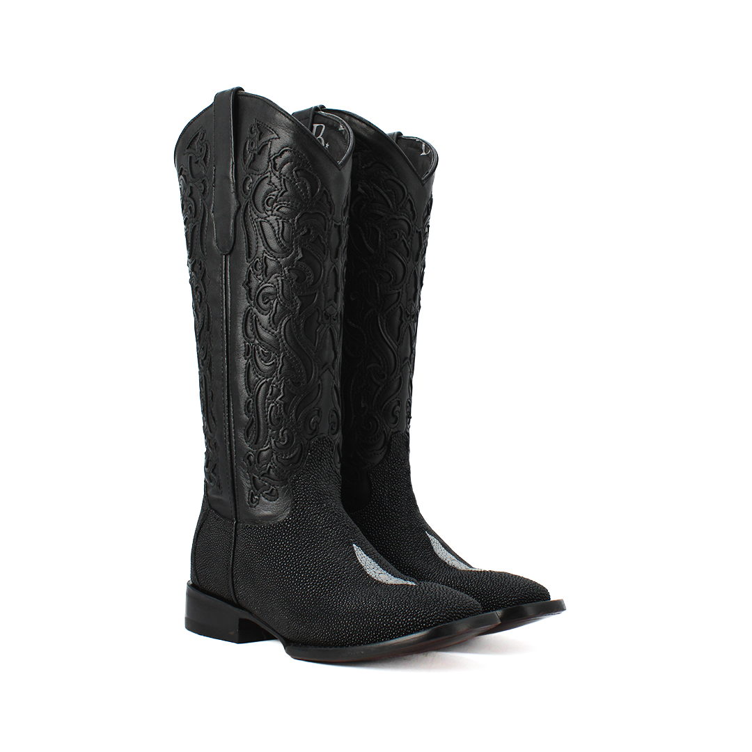 Bota Mandala en Piel de Res con Mantarraya BB242