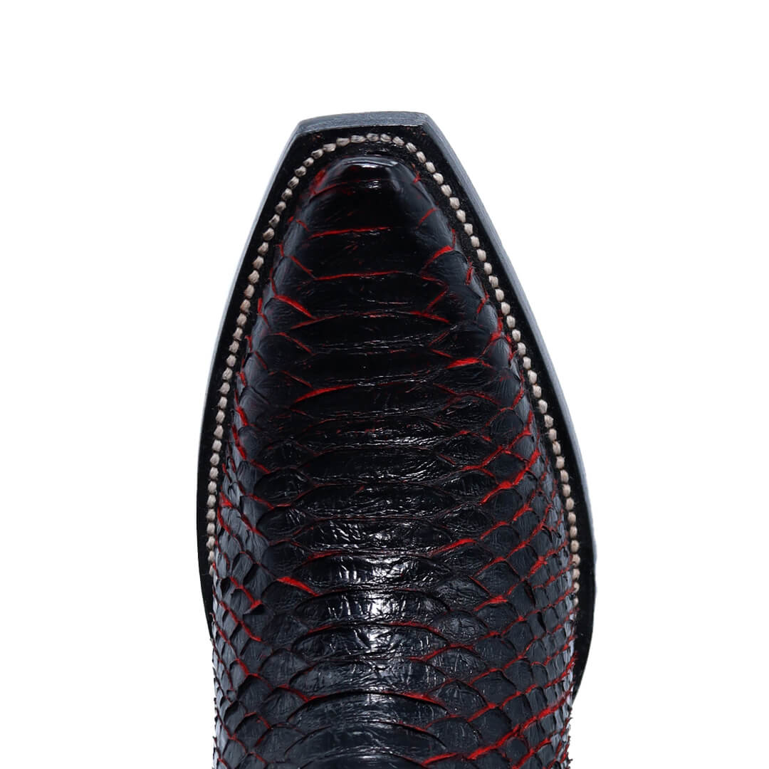 Bota Catalina en Piel de Python BB204