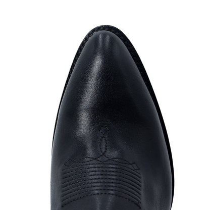 Bota Tiffany Negra en Piel de Res BB124